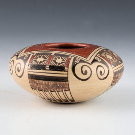 Alternative view of Nampeyo, James Garcia - Small Bowl with Eagle Tail Design (1980s)