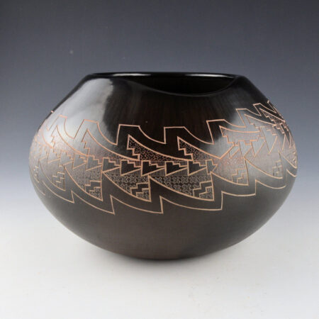 Folwell, Jody & Polly Rose Folwell - Jar with Mesa Designs and Asymmetric Rim