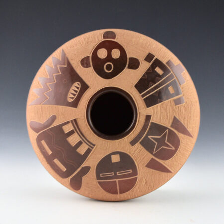 Naranjo, Jody - Bowl with Six Katsina Faces (1998)