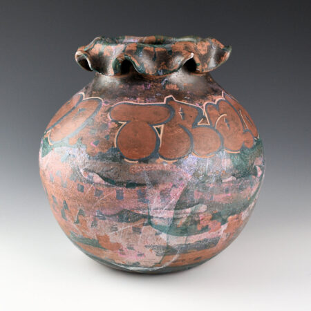 Alternative view of Folwell, Kaa -  "Too Tradish" Raindrop Rim Water Jar (2026)