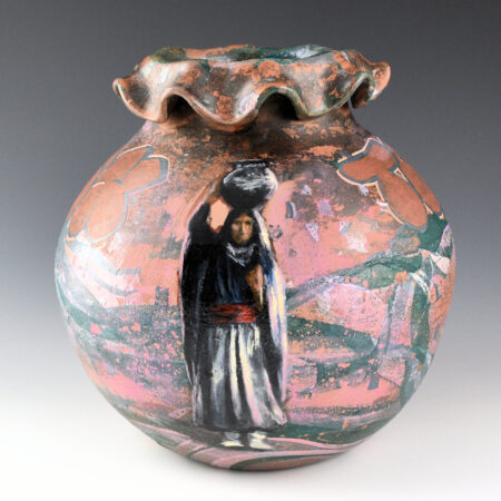 Folwell, Kaa -  "Too Tradish" Raindrop Rim Water Jar (2026)