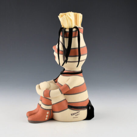 Alternative view of Wall, Kathleen - Sitting Koshari Clay Figure