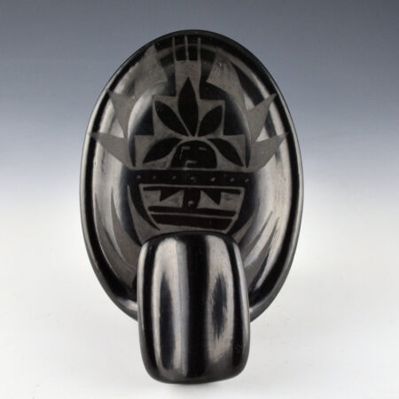 Alternative view of Tafoya, Legoria - Oval Bowl with Sun Design (1950s)