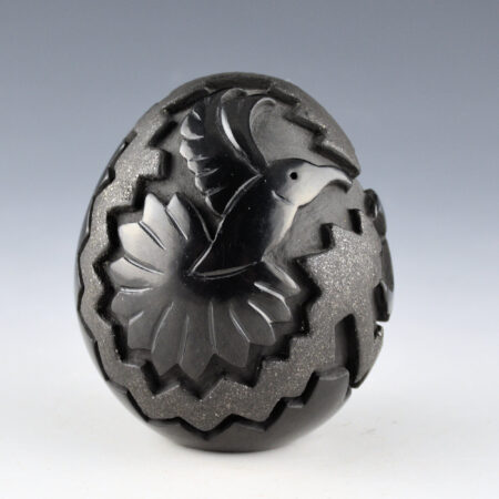 Alternative view of Tafoya-Sanchez, Linda - Seedpot with Two Hummingbirds