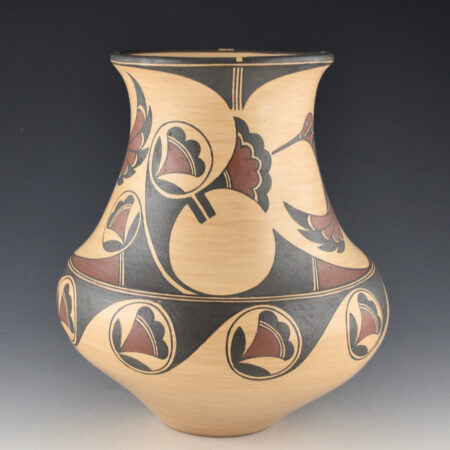 Alternative view of Gutierrez, Lois  - Polychrome Water Jar with Hummingbirds and Flowers (1993)