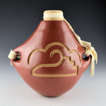 Tafoya, LuAnn - Red Carved Canteen