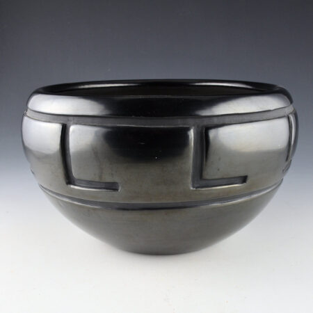 Alternative view of Tafoya, LuAnn - Bowl with Walking Bear Paw Design