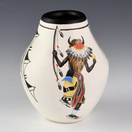 Medina, Marcellus - Jar with Buffalo and Gahn Dancer (1990)