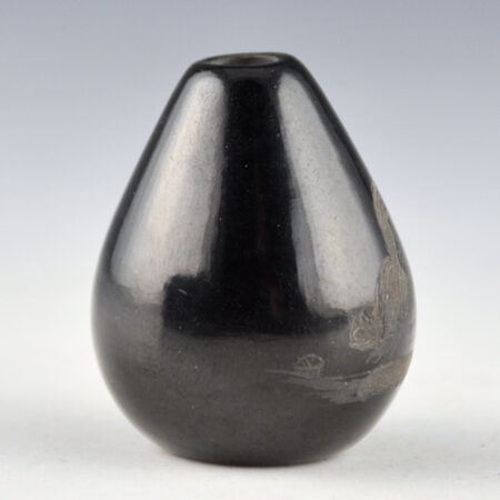 Alternative view of Tafoya, Myra Little Snow - Mini Jar with Squirrel (1970s)