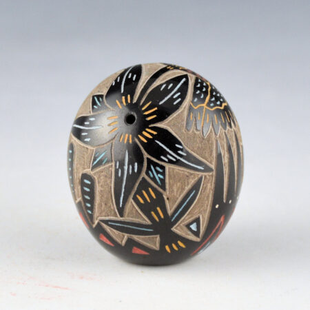 Alternative view of Tafoya, Ray  - Multi-Color Seedpot with Hummingbirds and Flower (1980s)