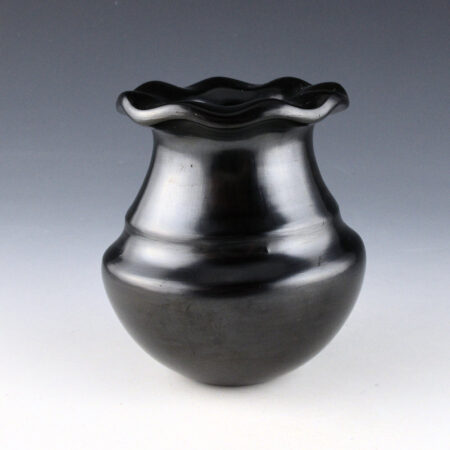 Alternative view of Garcia, Tina and Greg - Double Shoulder Raindrop Rim Water Jar (1980's)