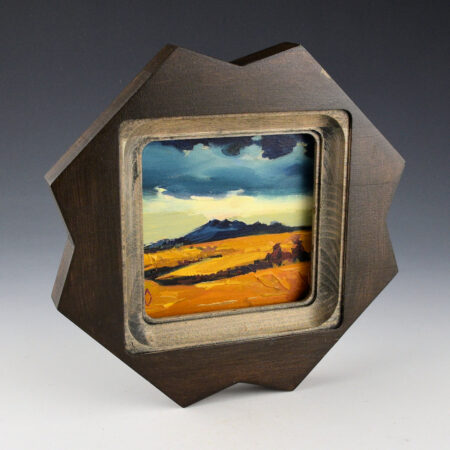 Alternative view of Vargas, Andrea - "No Mountain High Enough", Oil on Board (4 x 4)