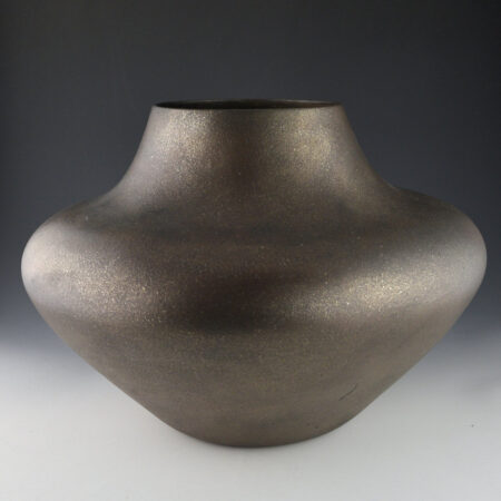 Yazzie, Angie - 14" Wide Micaceous Wide Shoulder Jar (2017)