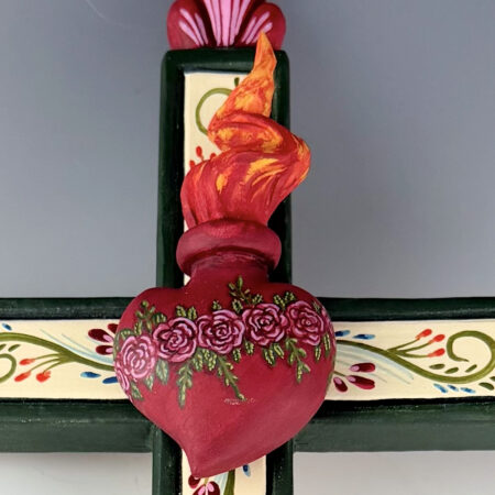 Alternative view of Arthur Lopez - “Corazon de Marie" or "Heart of Mary" Cross