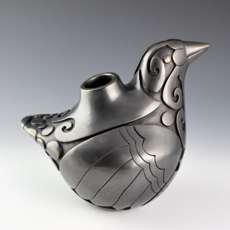 Alternative view of Borts-Medlock, Autumn -  "Crow Vessel", Brushed Silver Patina, 6/9