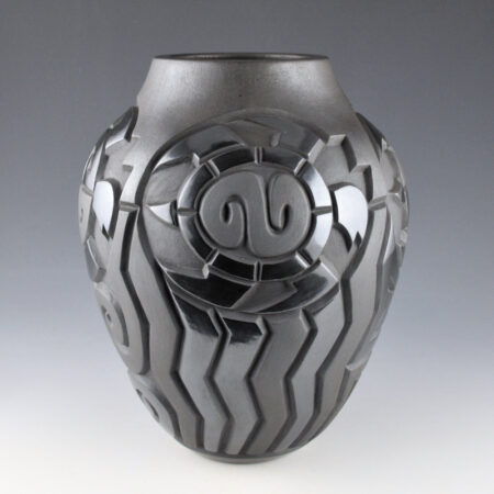 Begay, Daniel - "Follow Your Path" 9" Tall Jar with Four Turtles