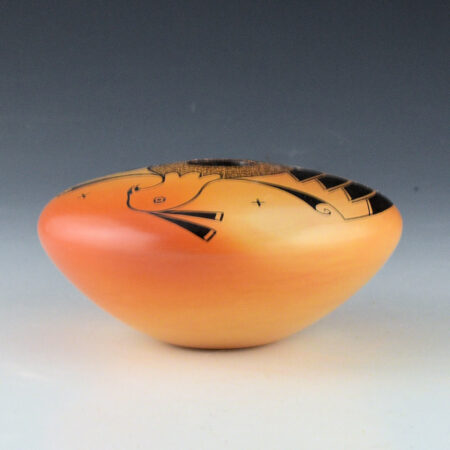 Alternative view of Tahbo, Dianna - Bowl with Quail (1996)