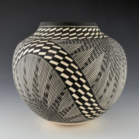 Patricio, Georgia - "Sunrise and Rainbows" Fineline Water Jar