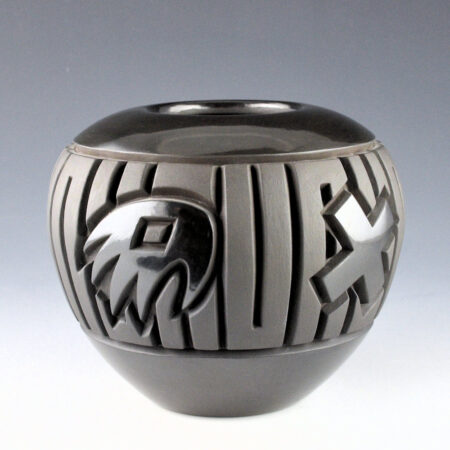 Begay, Jr., Harrison - Bowl with Hand and Bear Paw Designs (1998)