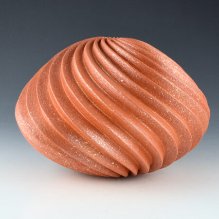 Candelario, Hubert - Large 24 Sharp Rib Melon Bowl (1999)