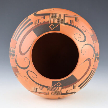 Alternative view of Koopee, Jacob - Multi-Color Bowl with Swirling Sikyatki Birds (1999)