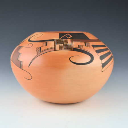 Koopee, Jacob - Multi-Color Bowl with Swirling Sikyatki Birds (1999)