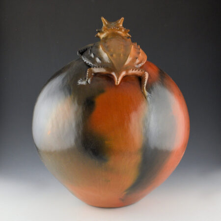 Alternative view of Tso, Jared - 15" Tall "Horned Lizard" Jar