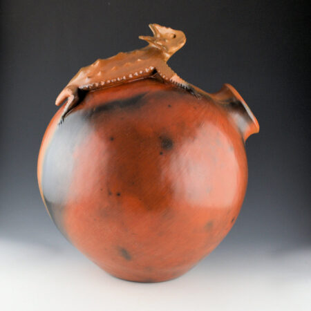 Tso, Jared - 15" Tall "Horned Lizard" Jar