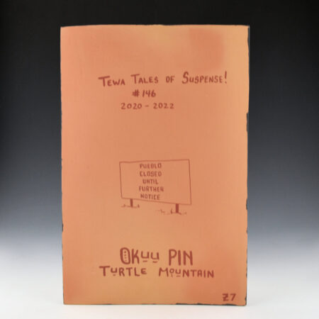 Alternative view of Garcia, Jason - "Tewa Tales of Suspense! #146" Clay Tile