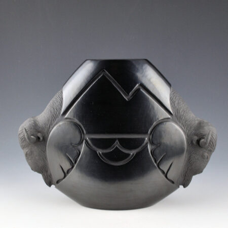 Roller, Jeff - Canteen with Double Buffalos with Mountain Designs (1995)