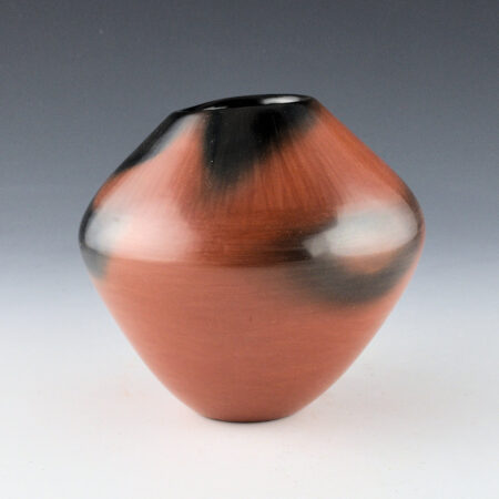 Folwell, Jody - Red and Black Jar with Asymmetric Rim