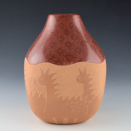 Alternative view of Naranjo, Jody - Jar with Eight Dinosaurs (2000)