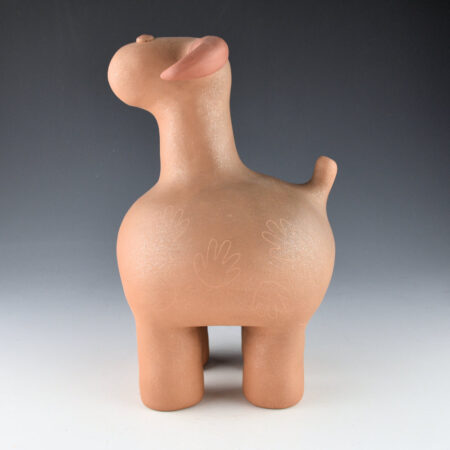 Alternative view of Naranjo, Jody - 9" Tall Clay Ram Figure (2000)