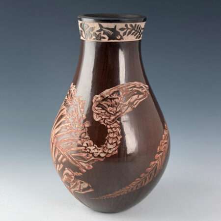 Naranjo, Johnathan - 7" Tall "The Fossil" Water Jar