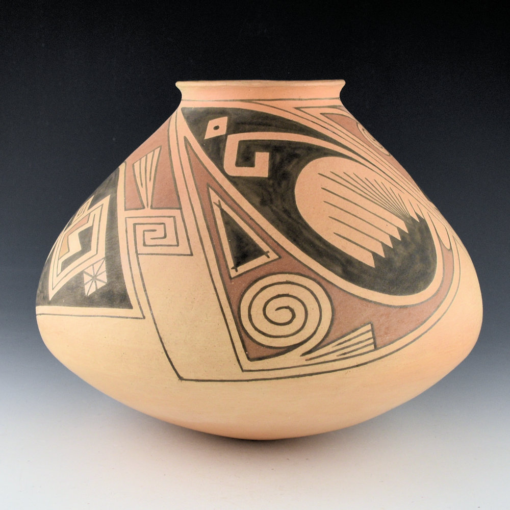 Quezada, Juan - Jar with Casa Grande Designs (1980s) - Image 4