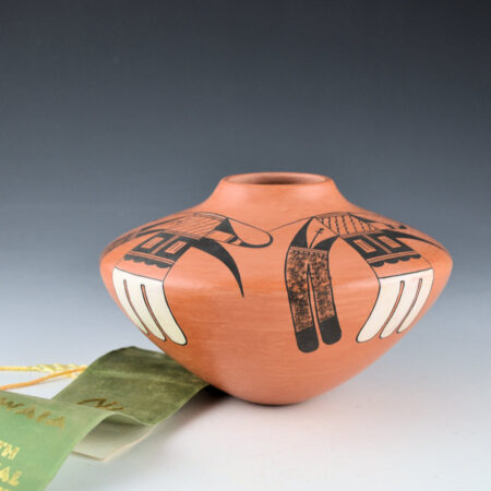 Abeita, Karen - Red Jar with Four Hummingbirds (1996) Ribbon