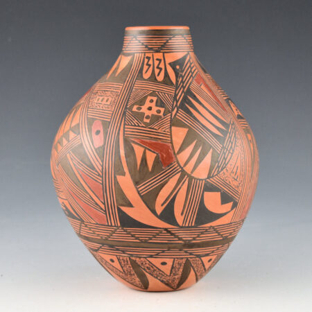 Alternative view of Poleahla, Kathleen - Jar with Shard Designs (1980s)