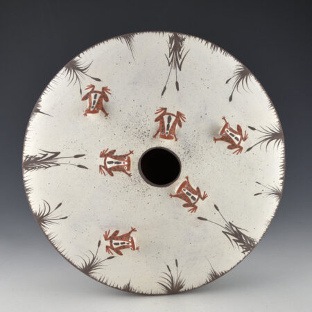 Alternative view of Homer, Marcus - 9" Wide Seed Bowl with Six Frogs (1995)