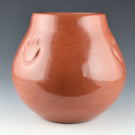 Alternative view of Tafoya, Margaret - Red Storage Jar with Three Bear Paws (1970s)