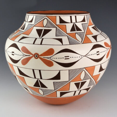 Patricio, Robert - "Clouds and Flowers" Water Jar