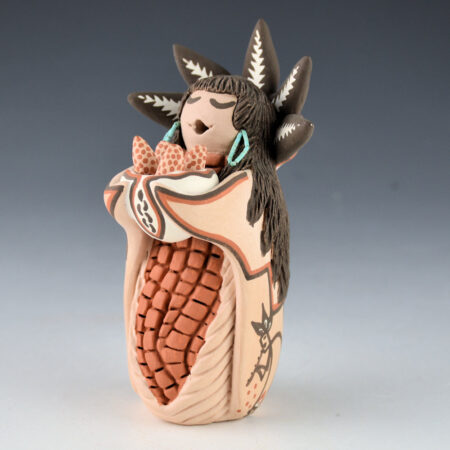 Teller, Robin - Clay Corn Maiden Holding Corn (1980s)