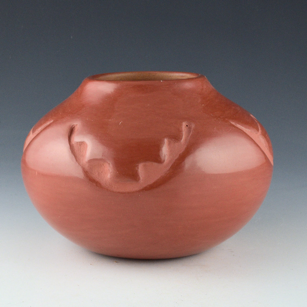 Gonzales, Rose - Red Jar with Cloud Designs (1960s) - Image 3