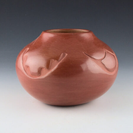 Alternative view of Gonzales, Rose - Red Jar with Cloud Designs (1960s)