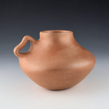 Alternative view of Naranjo, Rose - Micaceous Jar with Handle (1980s)