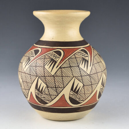 Nampeyo, Tonita - Water Jar with Migration Pattern with 16 Bird Wings (1980s)