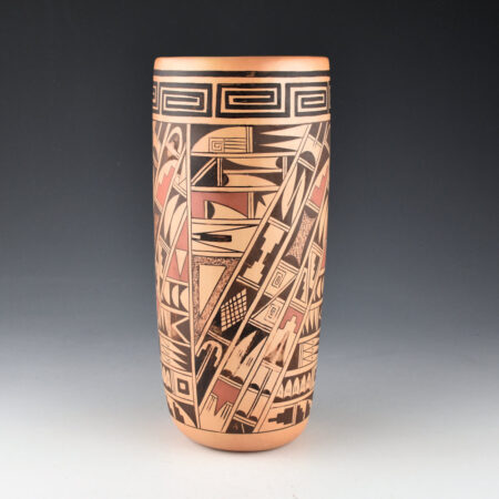 Kahe, Val - 9" Tall Cannister with Shard Designs