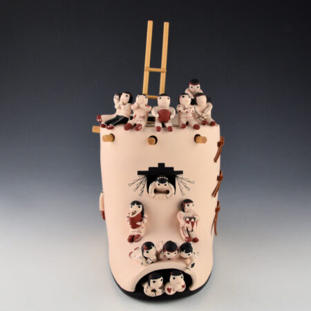 Alternative view of Suina, Vangie - Storyteller with 16 Children on a Clay Moccassin