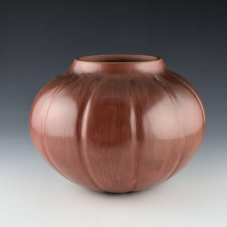 Alternative view of Garcia, Virginia - Brown 12 Rib Melon Jar (1990s)