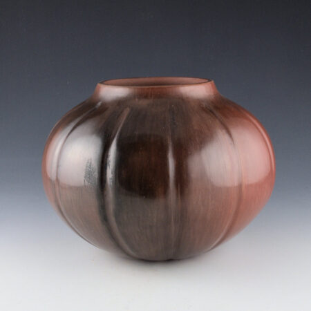 Garcia, Virginia - Brown 12 Rib Melon Jar (1990s)
