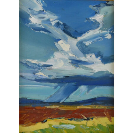 Alternative view of Vargas, Andrea - "Strong is the Faith of Gentle Rains", Oil on Board (5 x 7)